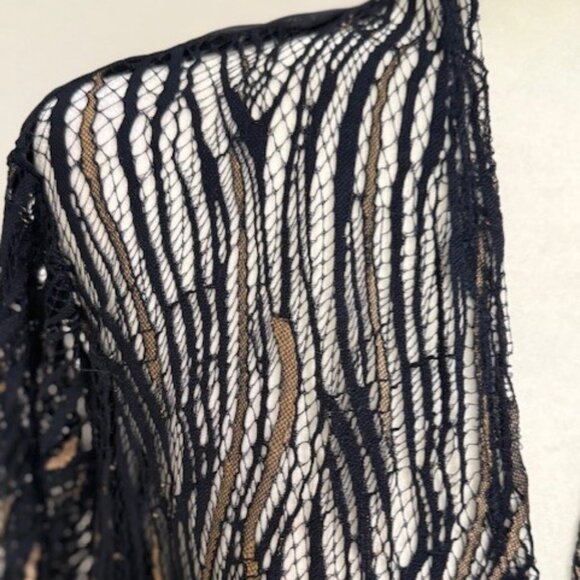 CHICO'S Travelers Collection Open Front Sheer Cardigan - Picture 5 of 11